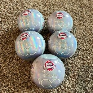 *Update - Lot of 8 - Mini Brands Disney 100 Platinum Mini balls - new in package